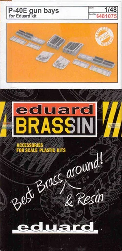 EDU6481075 1:48 Eduard Brassin - P-40E Warhawk Gun Bays (EDU kit)