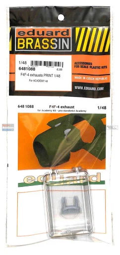 EDU6481088 1:48 Eduard Brassin - F4F-4 Wildcat Exhausts (ACA kit)