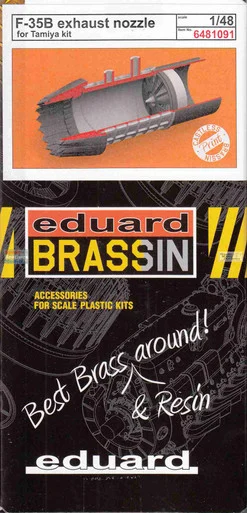 EDU6481091 1:48 Eduard Brassin PRINT - F-35B Lightning II Exhaust Nozzle (TAM kit)