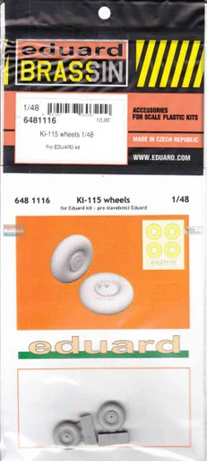 EDU6481116 1:48 Eduard Brassin - Ki-115 Tsurugi Wheels (EDU kit)
