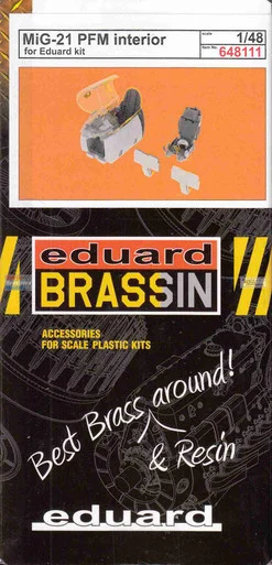 EDU648111 1:48 Eduard Brassin MiG-21PFM Fishbed Interior Set (EDU kit)