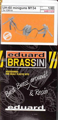 EDU6481125 1:48 Eduard Brassin UH-60 Black Hawk M134 Miniguns (ICM kit)