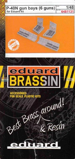 EDU6481131 1:48 Eduard Brassin - P-40N Warhawk Gun Bays (EDU kit)
