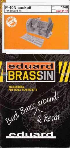 EDU6481132 1:48 Eduard Brassin - P-40N Warhawk Cockpit Set (EDU kit)
