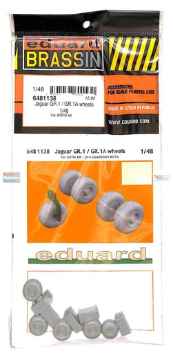 EDU6481138 1:48 Eduard Brassin - Jaguar GR.1 / GR.1A Wheels (AFX kit)