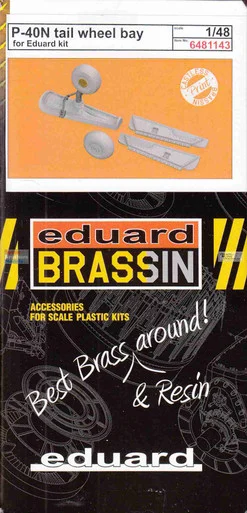 EDU6481143 1:48 Eduard Brassin - P-40N Warhawk Tail Wheel Bay (EDU kit)