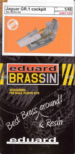 EDU6481145 1:48 Eduard Brassin - Jaguar GR.1 Cockpit Set (AFX kit)