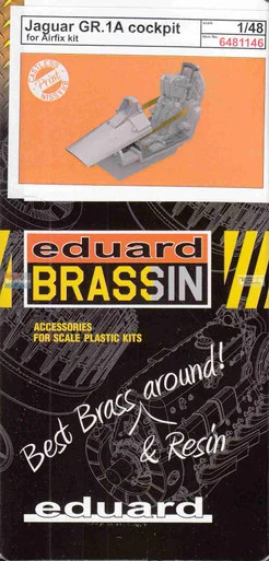 EDU6481146 1:48 Eduard Brassin - Jaguar GR.1A Cockpit Set (AFX kit)