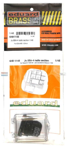 EDU6481148 1:48 Eduard Brassin - Ju88A-4 Radio Section (EDU/ICM kit)