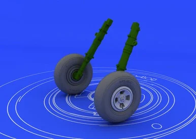 1/48 Eduard Spitfire Wheels 4-Spoke for EDU (Resin)