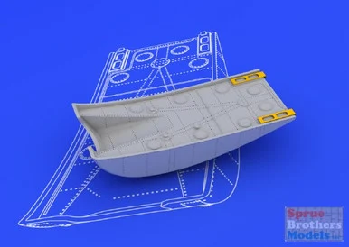 EDU648116 1:48 Eduard Brassin Spitfire 90gal Slipper Tank (EDU kit)