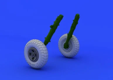 1/48 Eduard Spitfire Wheels 4-Spoke w/Pattern Tire for EDU (Resin)