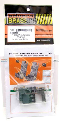 EDU6481190 1:48 Eduard Brassin - F-16I Sufa Ejection Seats (GWH kit)