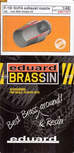 EDU6481197 1:48 Eduard Brassin - F-16I Sufa Exhaust Nozzle (GWH kit)