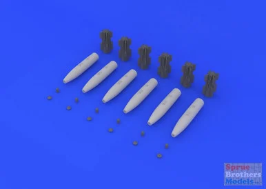 EDU648137 1:48 Eduard Brassin Mk.82 Bomb with Airbrake Late Bomb Set