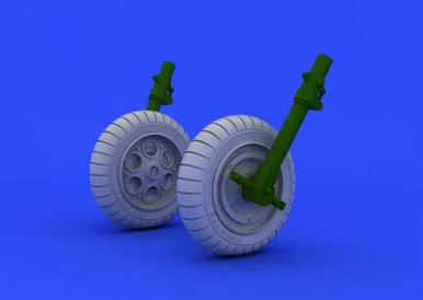 1/48 Eduard Fw190 Main Undercarriage Wheels Early for EDU (Resin)