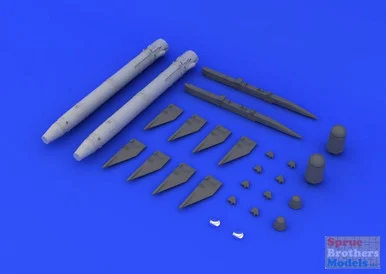 EDU648160 1:48 Eduard Brassin Kh-25ML Missile Set