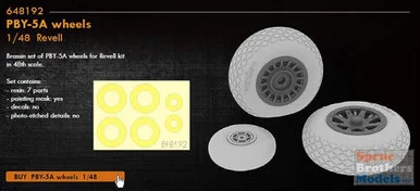 EDU648192 1:48 Eduard PBY-5A Catalina Wheels (REV kit)