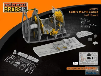 EDU648199 1:48 Eduard Spitfire Mk.VIII Cockpit Set (EDU kit)