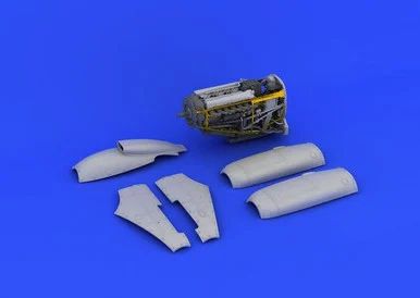 1/48 Eduard Brassin Spitfire Mk.VIII engine for Eduard