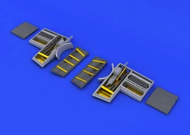 1/48 Eduard Spitfire VIII Gun Bays for EDU (PE & Resin)