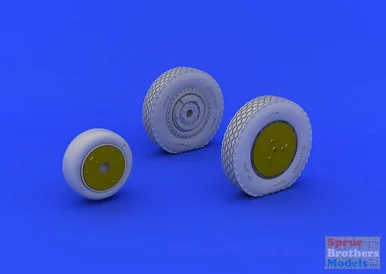 EDU648203 1:48 Eduard P-39 Airacobra Wheels Late (EDU kit)
