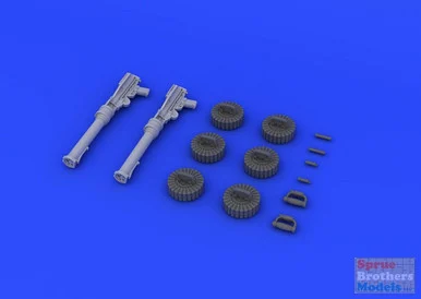 EDU648204 1:48 Eduard Brassin Lewis Mk.II WWI Gun