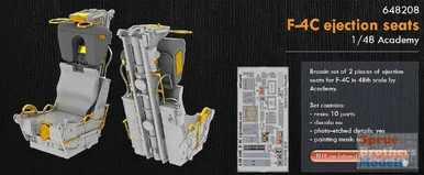 EDU648208 1:48 Eduard Brassin F-4C Phantom II Ejection Seats (ACA kit)