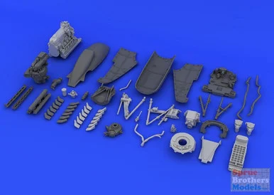 EDU648217 1:48 Eduard Spitfire Mk.XVI Engine Set (EDU kit)