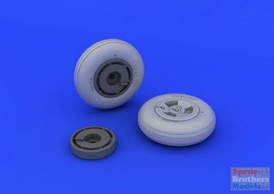 EDU648218 1:48 Eduard Spitfire Mk.XVI Wheels 3 Spoke (EDU kit)