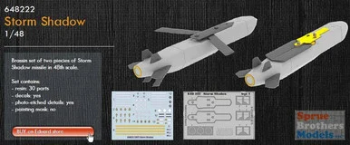 EDU648222 1:48 Eduard Brassin Storm Shadow Missile Set