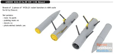 EDU648245 1:48 Eduard WGr.21 for Bf 109 (EDU kit)