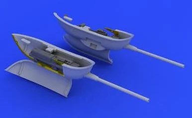 1/48 Eduard Bf109 Cannon Pods for EDU (PE & Resin)