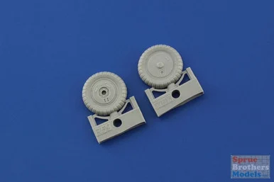 EDU648261 1:48 Eduard Brassin Bf 109G-6 Wheels Set (EDU kit)