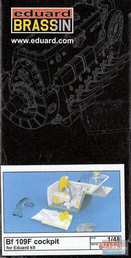 EDU648279 1:48 Eduard Bf 109F Cockpit Set (EDU kit)