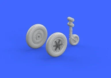 1/48 Eduard Bf109F Wheels for EDU (Resin)