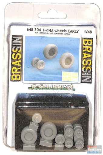 EDU648304 1:48 Eduard F-14A Tomcat Wheels Early (TAM kit)