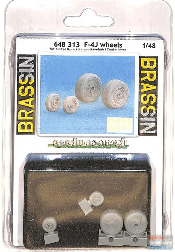 EDU648313 1:48 Eduard F-4J Phantom II Wheels (ZKM kit)