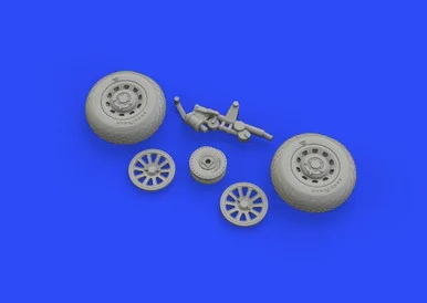 1/48 Eduard P-51D Wheels for AIR (Resin)