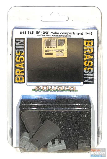 EDU648365 1:48 Eduard Brassin Bf 109F Radio Compartment (EDU kit)