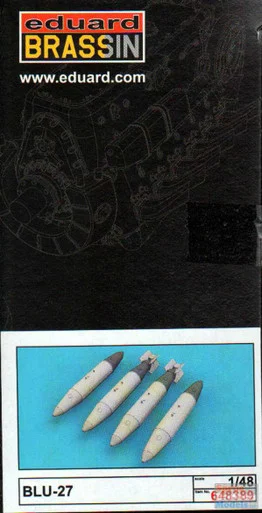 EDU648389 1:48 Eduard Brassin BLU-27 750lb Fire Bomb Set