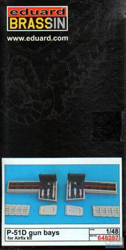 EDU648397 1:48 Eduard Brassin P-51D Mustang Gun Bays (AFX kit)