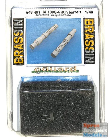 EDU648401 1:48 Eduard Brassin Bf 109G-6 Gun Barrels (TAM kit)