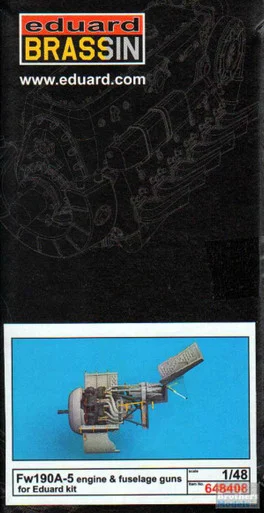 EDU648408 1:48 Eduard Brassin Fw 190A-5 Engine & Fuselage Guns Set (EDU kit)