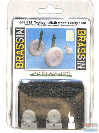 EDU648412 1:48 Eduard Brassin Typhoon Mk.Ib Wheels Early (HAS/EDU kit)