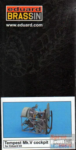 EDU648416 1:48 Eduard Brassin Tempest Mk.V Cockpit Set (EDU kit)