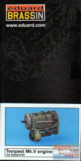 EDU648417 1:48 Eduard Brassin Tempest Mk.V Engine (EDU kit)