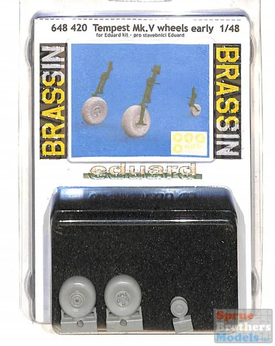 EDU648420 1:48 Eduard Brassin Tempest Mk.V Wheels Early (EDU kit)