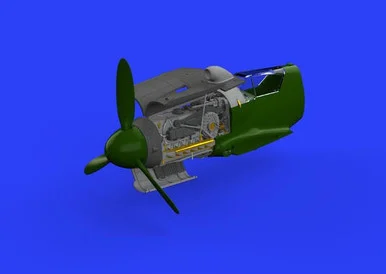 1/48 Eduard Bf109G10 Engine for EDU (PE & Resin)