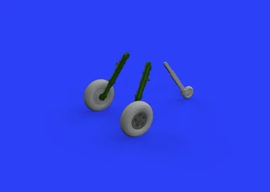 1/48 Eduard Spitfire Mk I Wheels for TAM (Mask & Resin)